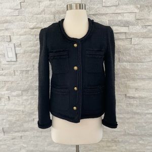 J. CREW wool cropped blazer